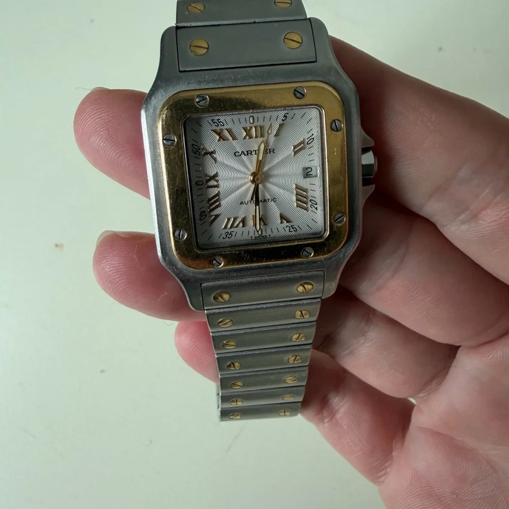 Vintage Cartier Santos de Galbee - Picture 2 of 6